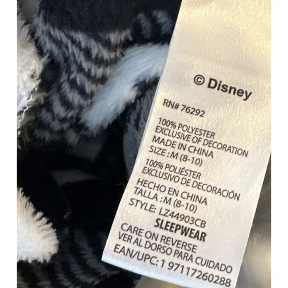 Disney Nightmare‎ Before Christmas One-piece Pajamas Jack Skellington Womens M - Picture 9 of 10